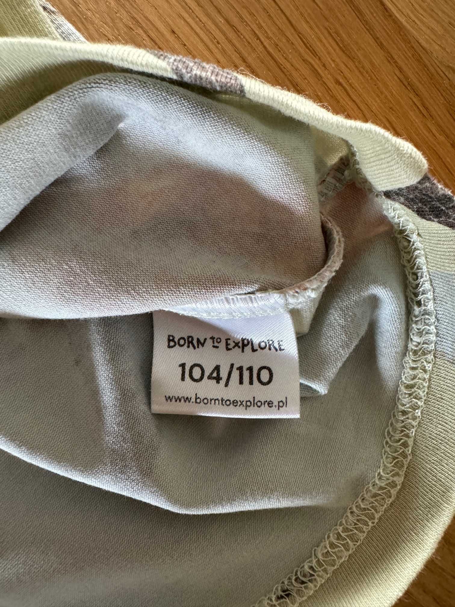 T-shirt dziecięcy cytrynowy Żółw Morski 104/110 bawełna organiczna