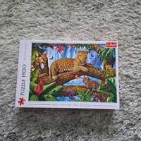 puzzle 1500 trefl odpoczynek wśród drzew