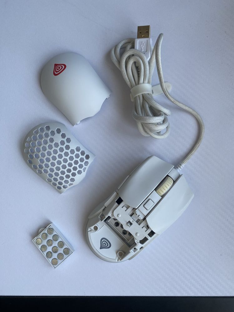 Zestaw - Genesis Krypton 750 White + Genesis Thor 303TKL White