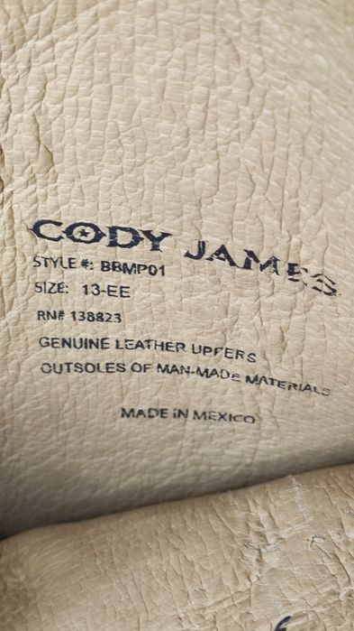 Чоловічі чоботи ковбойські козаки Cody James