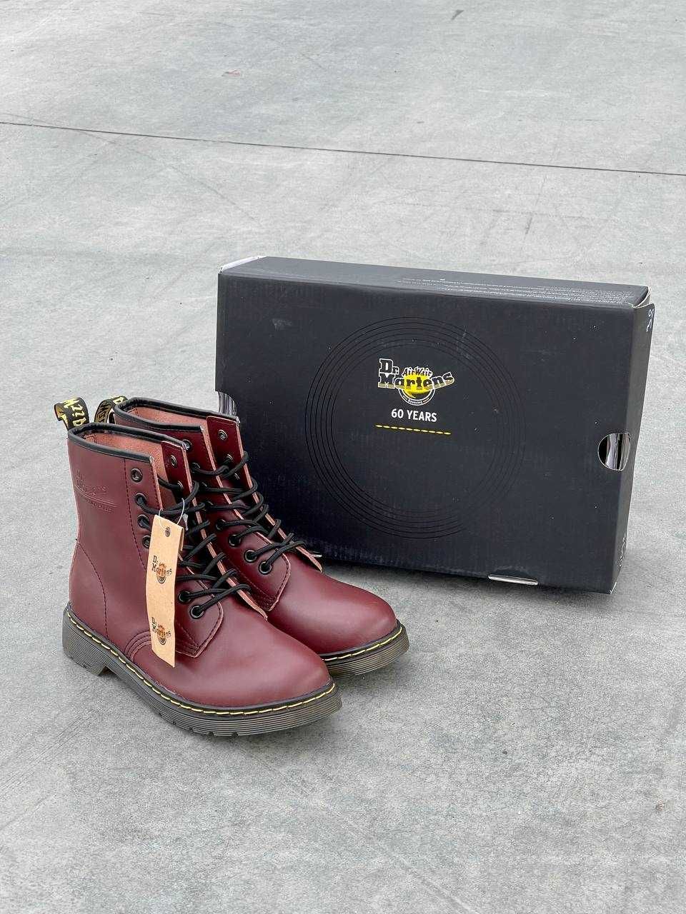 АКЦІЯ! Жіночі черевики Dr.Martens 1460 Cherry (36,37 р.)