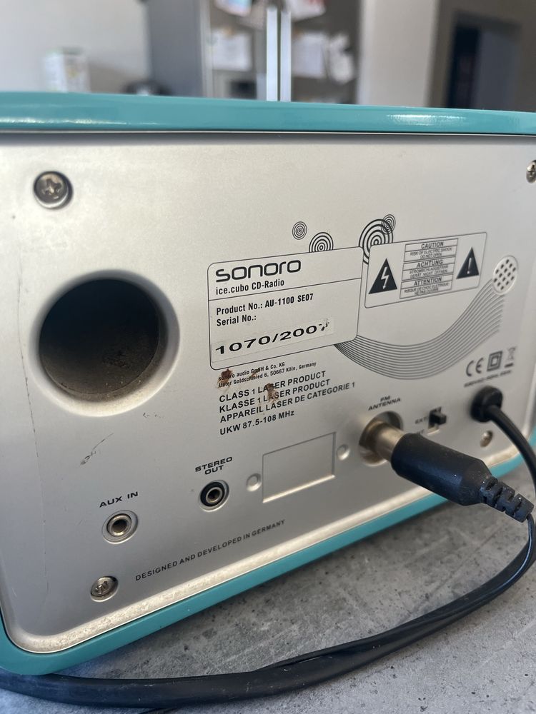 Radio sonoro cube
