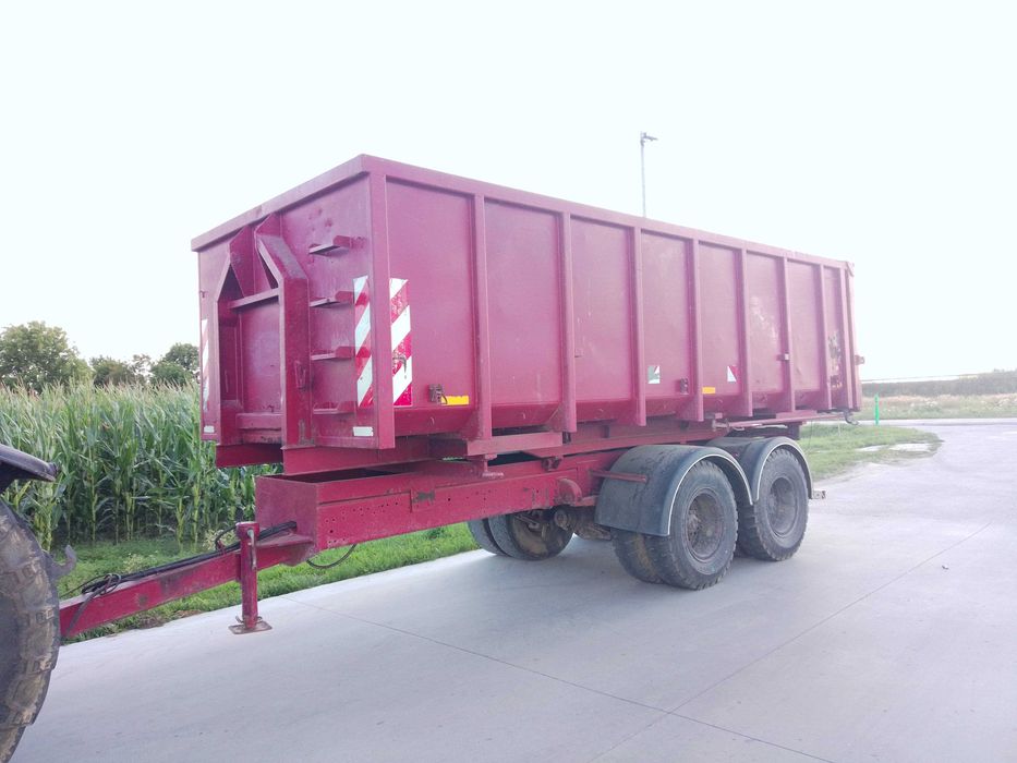 Przyczepa wywrotka skorupa tandem 14 ton zarejestrowana