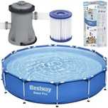 Каркасний садовий басейн 366 х 76 см комплект Bestway