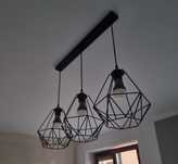 Lampa loft czarna