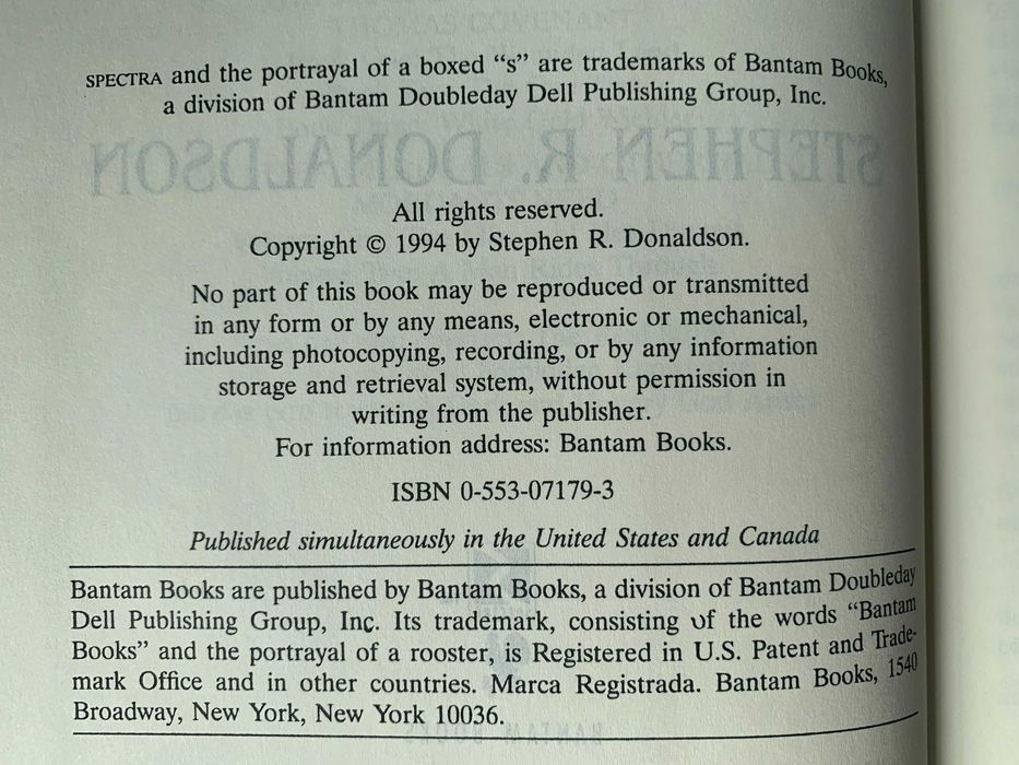 The Gap Into Madness: Chaos and Order, by Stephen R. Donaldson