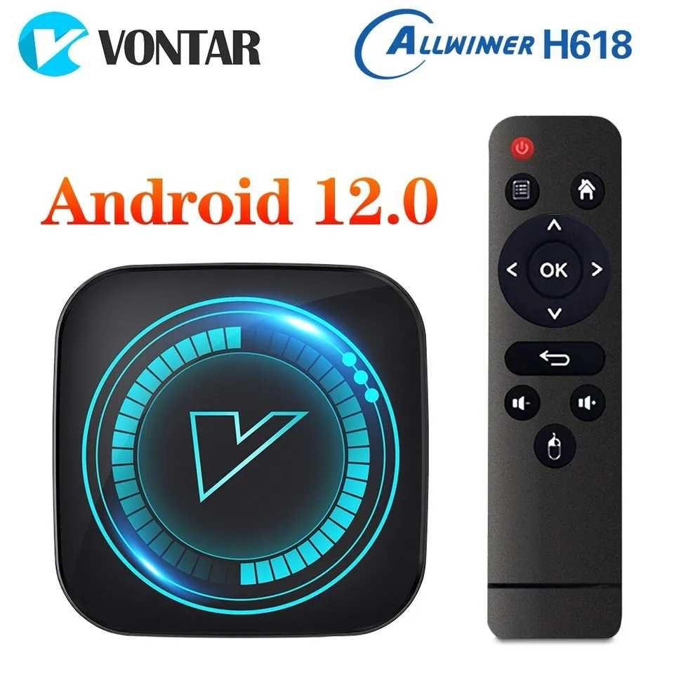 СМАРТ ТВ приставка Vontar 618H , Transpeed 8K , 4Гб/32Гб Android 12 IP