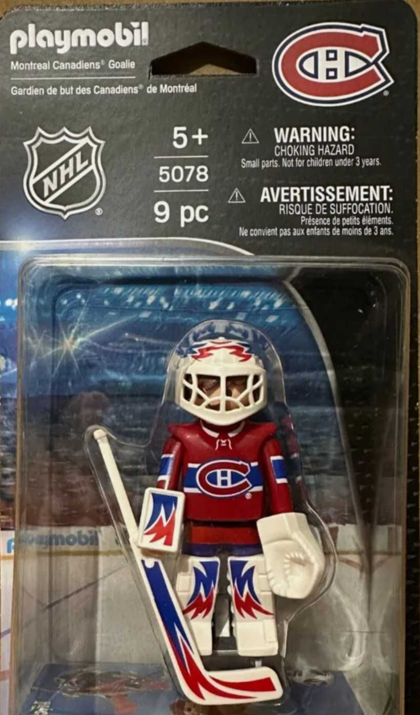 Figurki kolekcjonerskie zawodników i bramkarzy NHL Playmobil