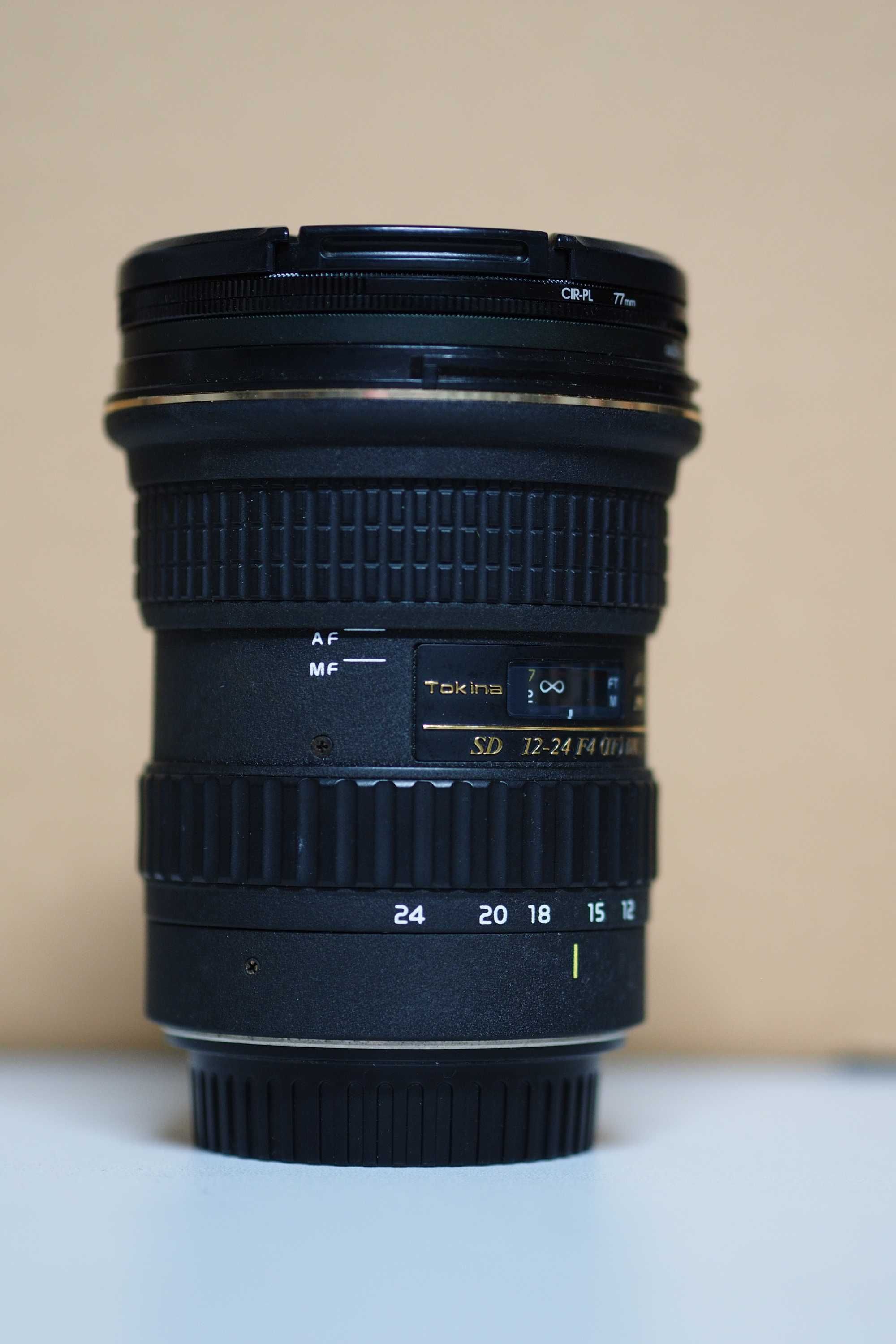 Tokina 12-24mm F4 Canon EF-S + Filtros