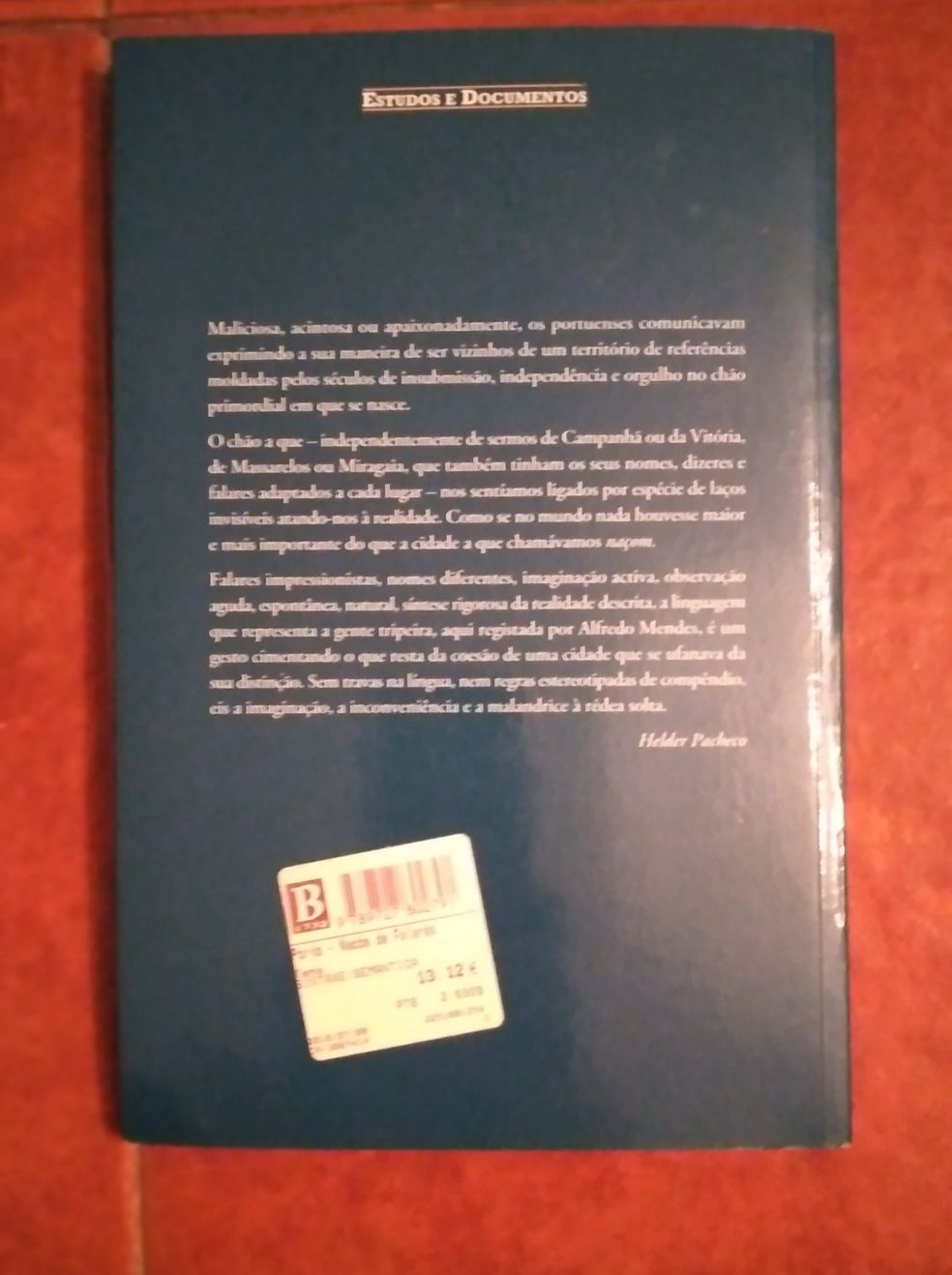 Livro "Porto Nacom de Falares", Alfredo Mendes;