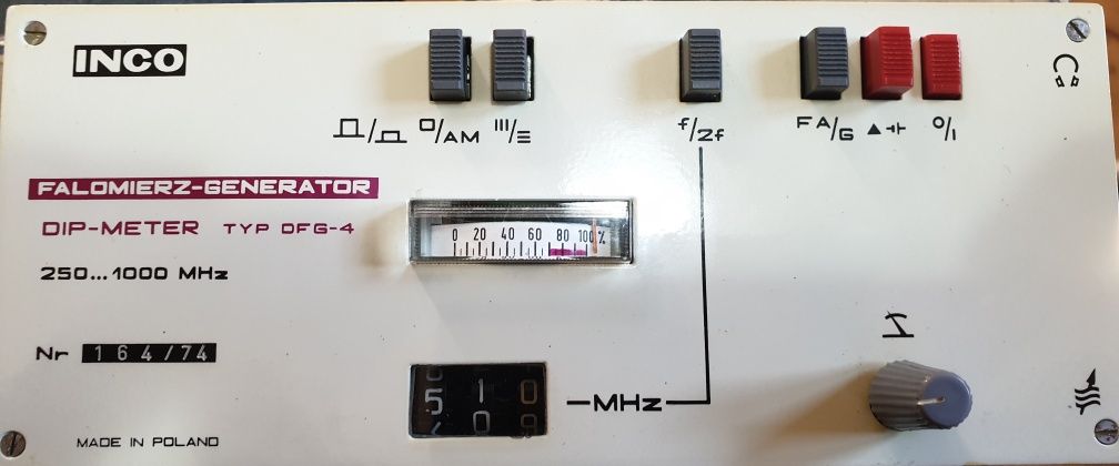 Falomierz generator INCO DFG-4 dip-meter