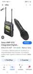 Microfones sony  sem fios