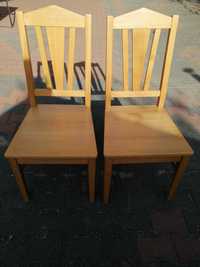 Krzesła dębowe 2 sztuki
