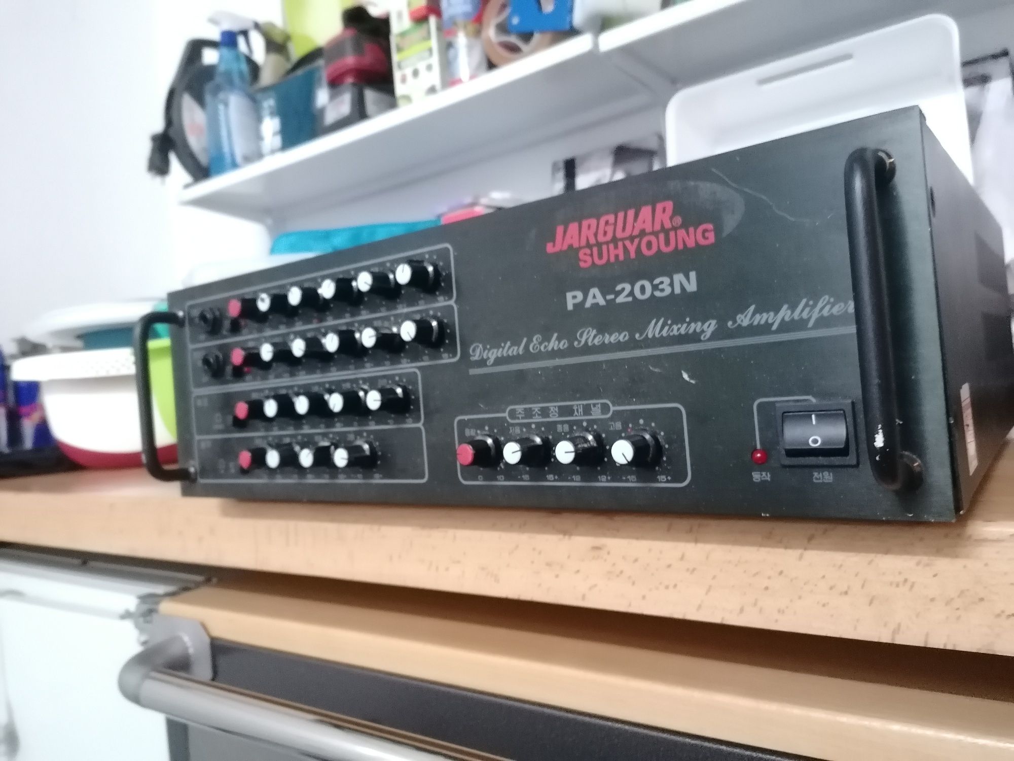 Wzmacniacz KOMI Amply Jarguar Suhyoung PA-203N 2x200W PA 203N 2 KANAŁY