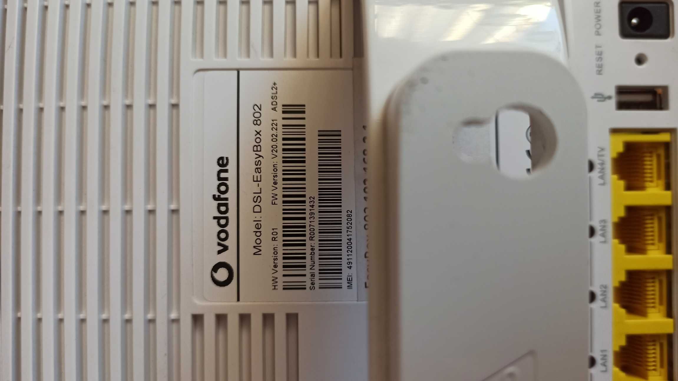 Router vodafone dsl-easybox 802