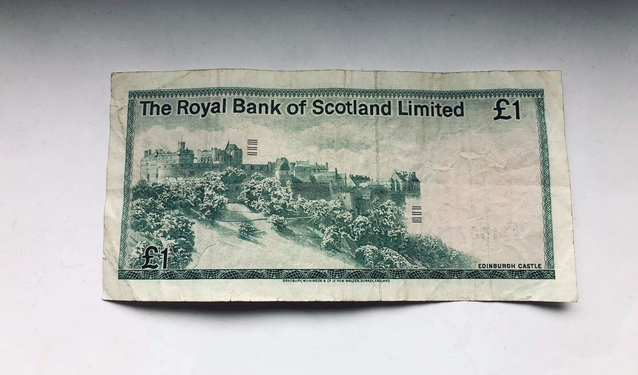 1 POUND £1 Royal Bank Of Scotland Limited Szkocja 1981r