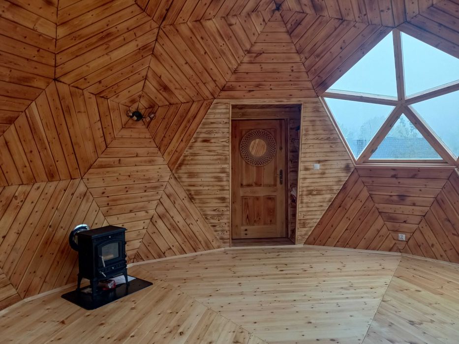 Kopuła całoroczna, glamping, domek letniskowy sala warsztatowa