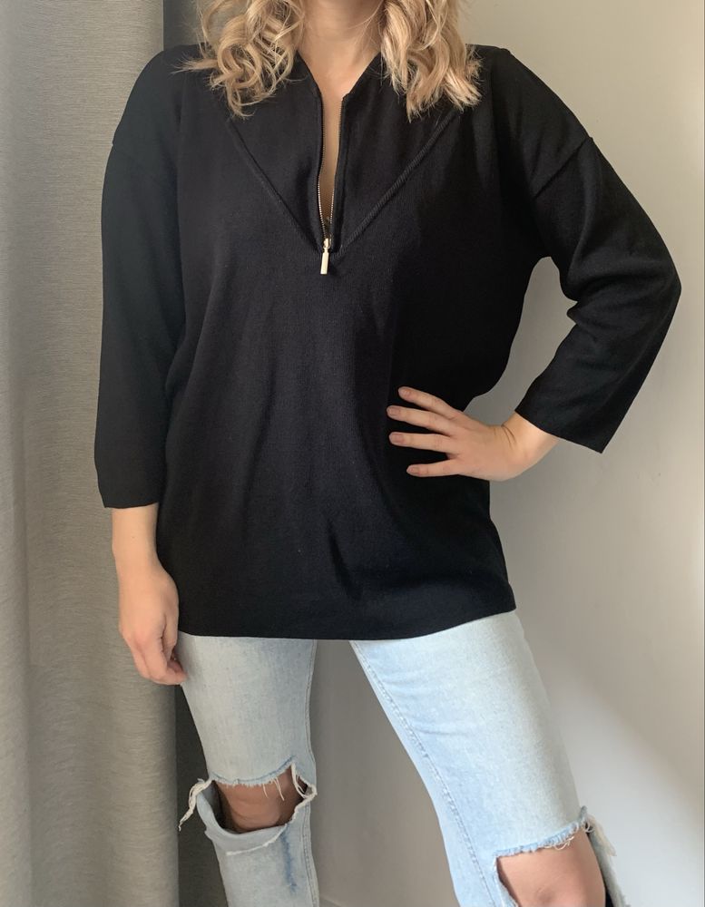 Bitte Kai Rand Active bluza czarna basic minimalizm oversize