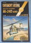Mi-24D HIND model Kartonowy Arsenał 3-4/2013