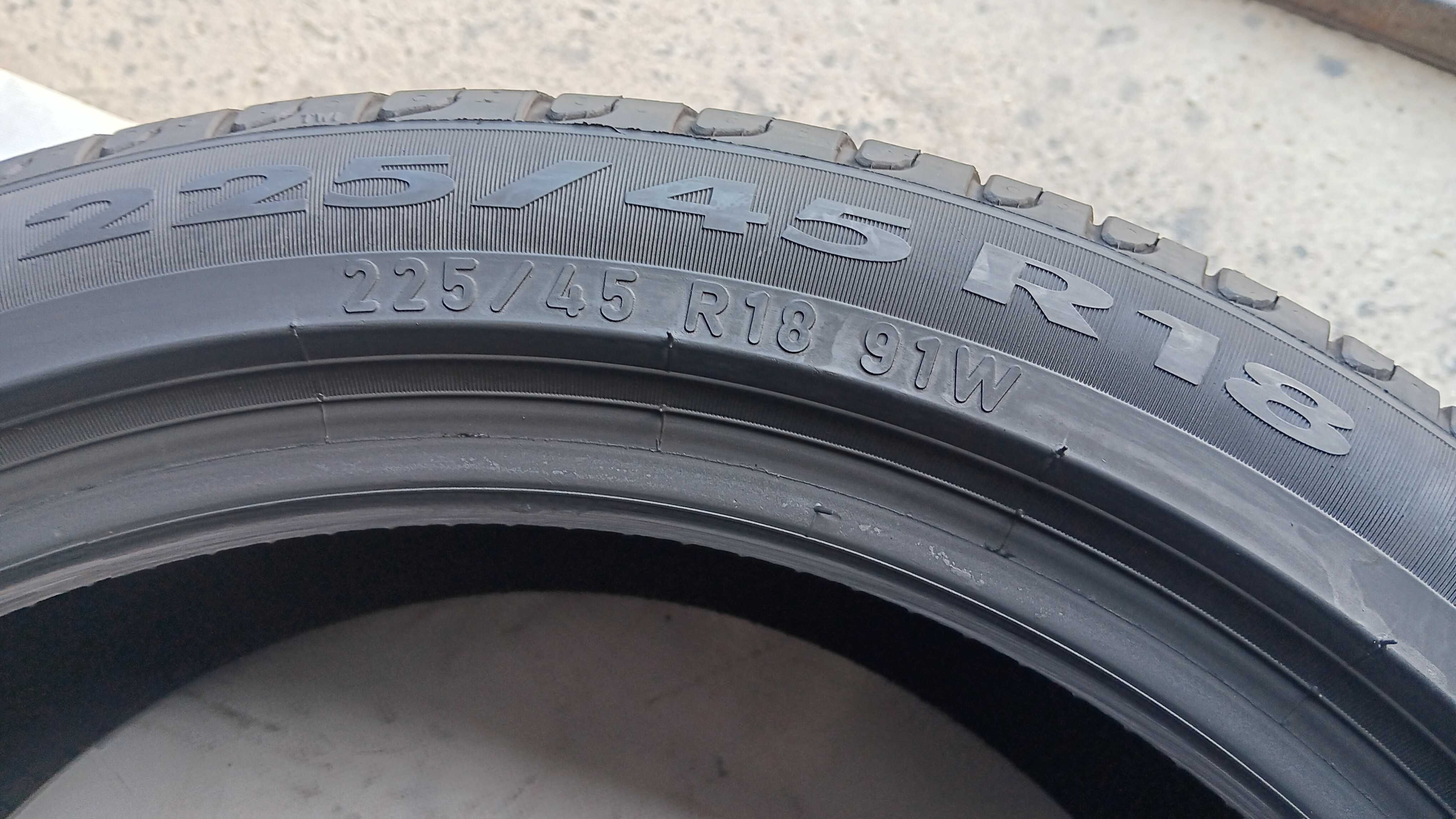 225/45/18 Pirelli cinturato p7