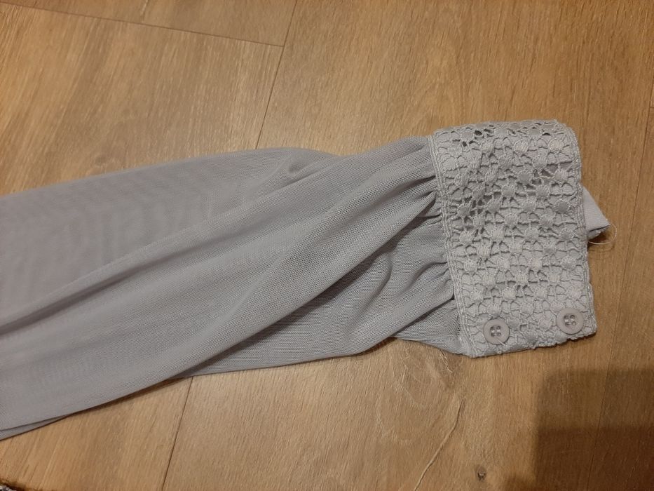 Bluzka koronka M szara
