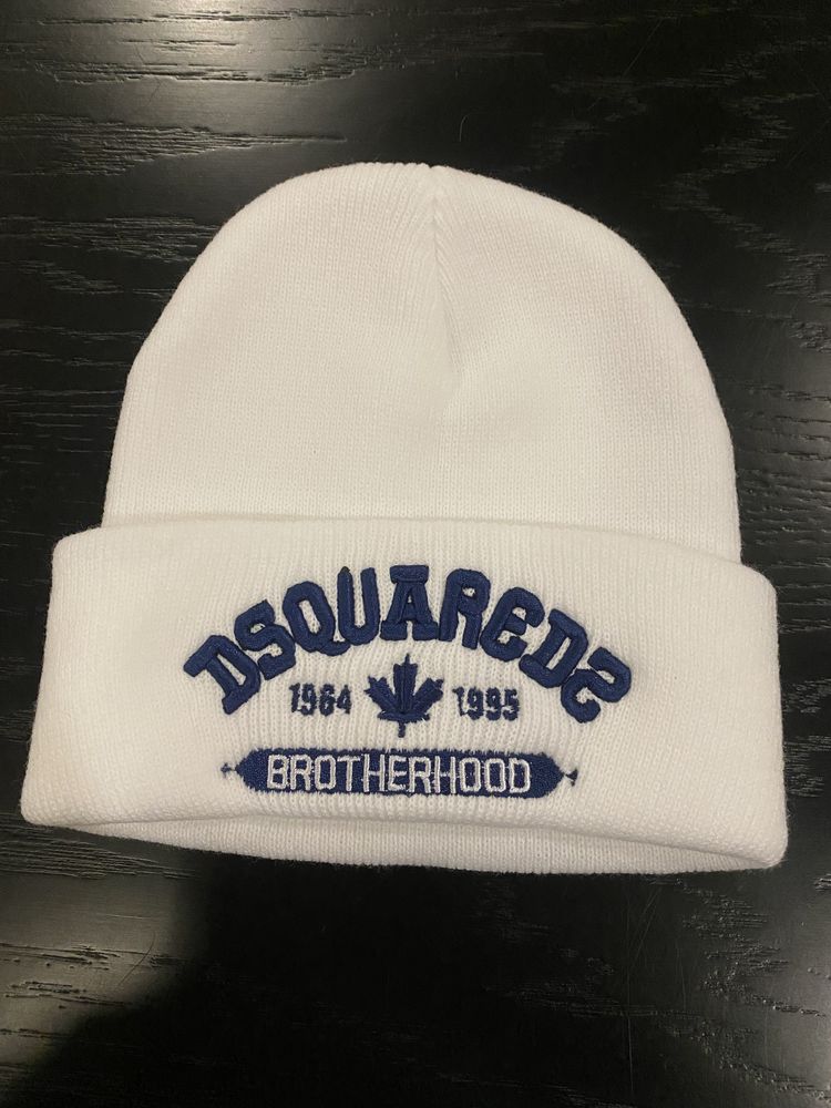 Gorro branco dsquared