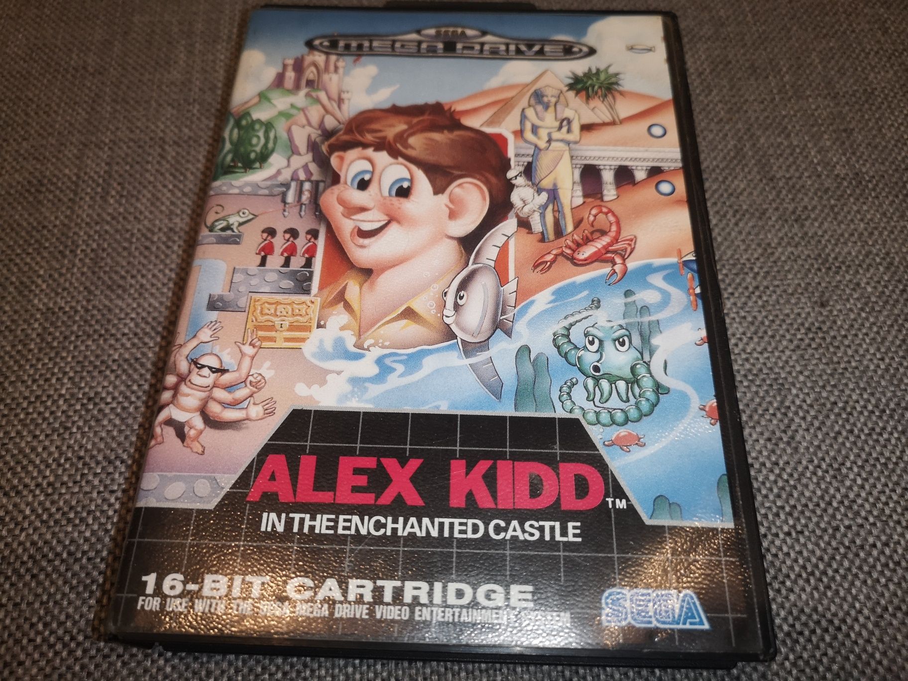 Alex Kidd SEGA MEGA DRIVE gra ANG (sklep Ursus) oryginał testowany