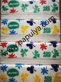 Бумажные салфетки ( паперові серветки) 450 шт трехслойные-49 грн