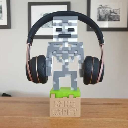 Minecraft Headphones Auscultadores - suporte comando playstation xbox