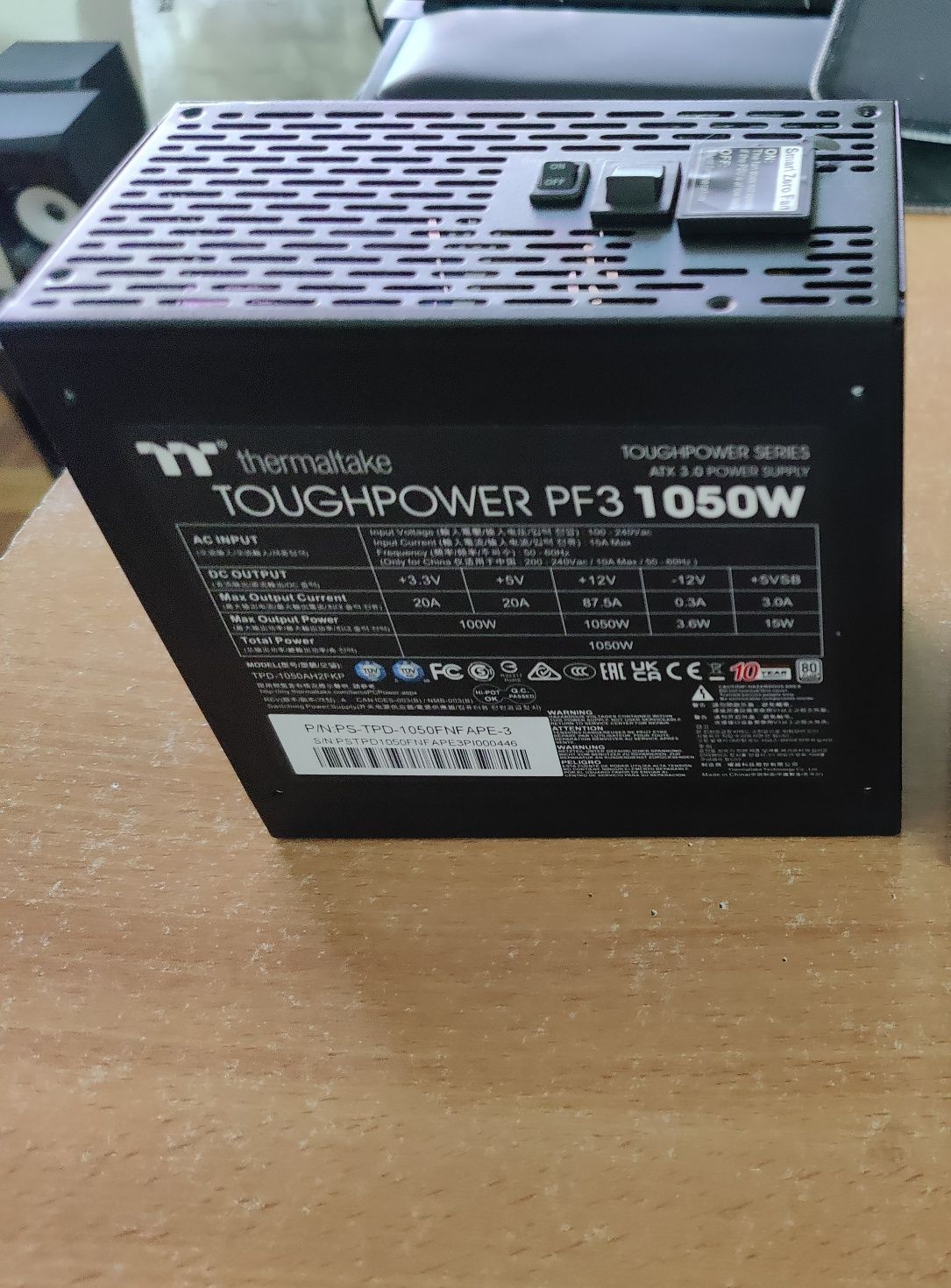 Vendo Fonte de alimentação Thermaltake PF3 1050W Platinum