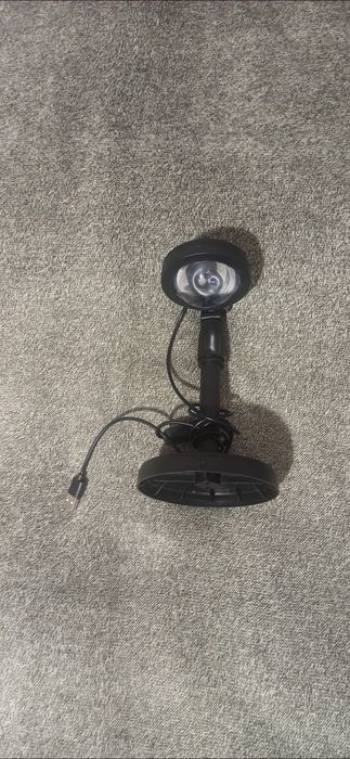 Czarna lampka nastrojowa projektor 4 tryby kolorów wejście USB