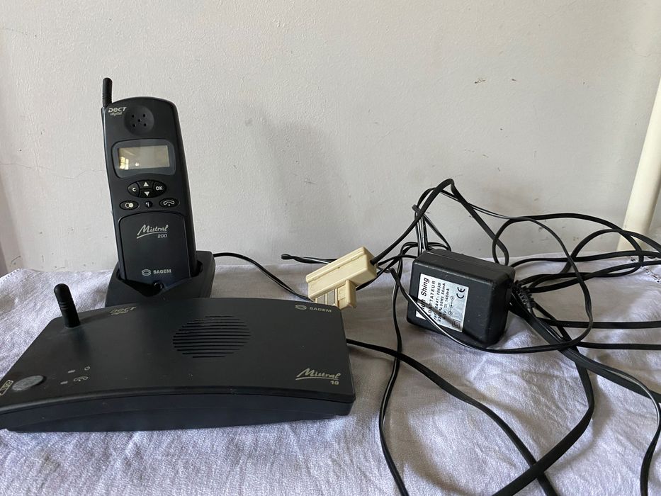 Telefone de mesa vintage