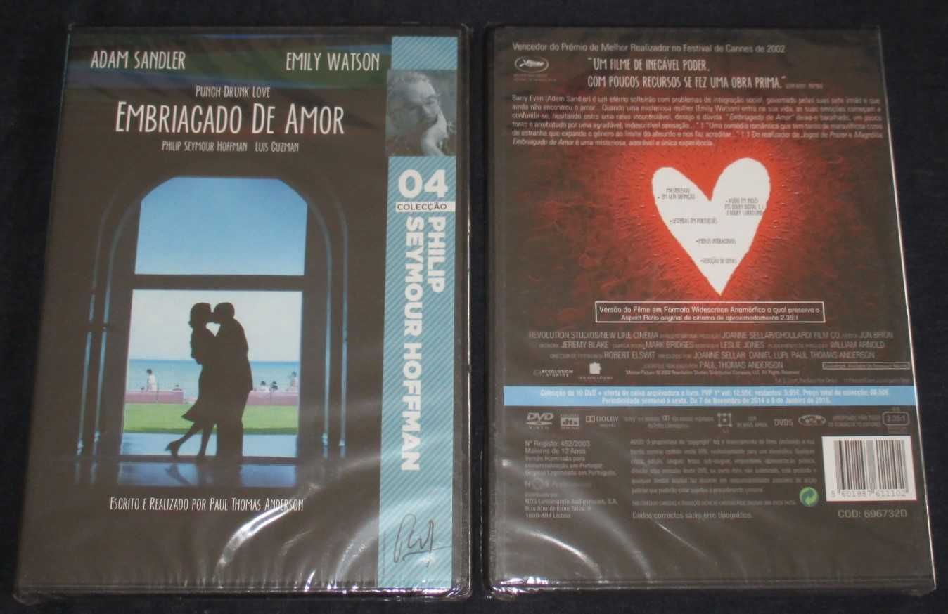 DVD Filme Embriagado de Amor Novo Selado