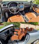 Volkswagen EOS 1.6 benzyna Cabrio Brązowe Skóry Android