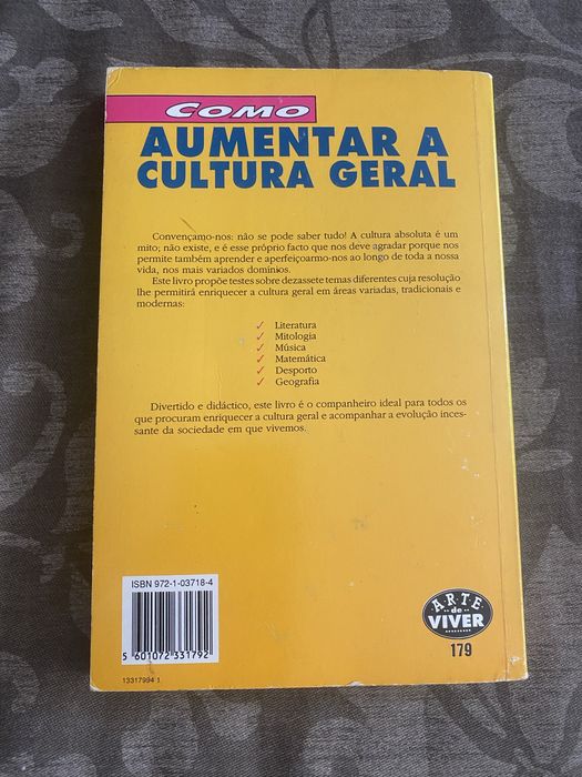 Livro Como Aumentar a Cultura Geral de Michel Danse
