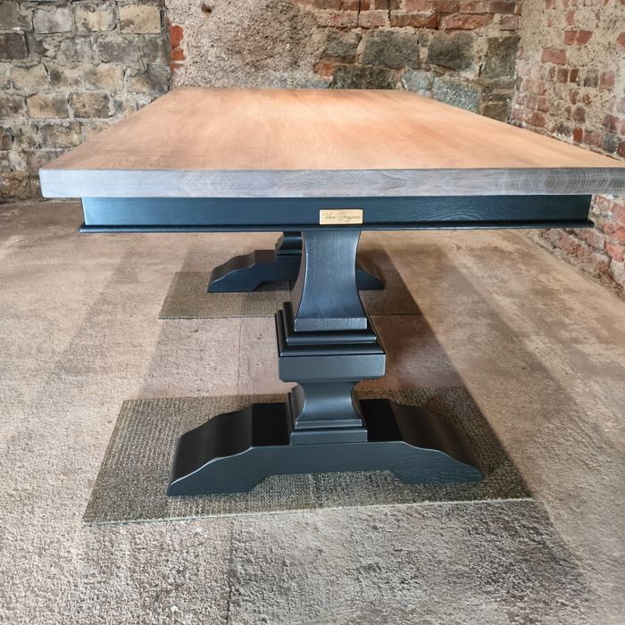 Stół dębowy klasztorny Loft Glamour
