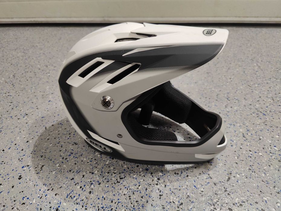Kask Rowerowy Bell Fullface Sanction biały - rozmiar L