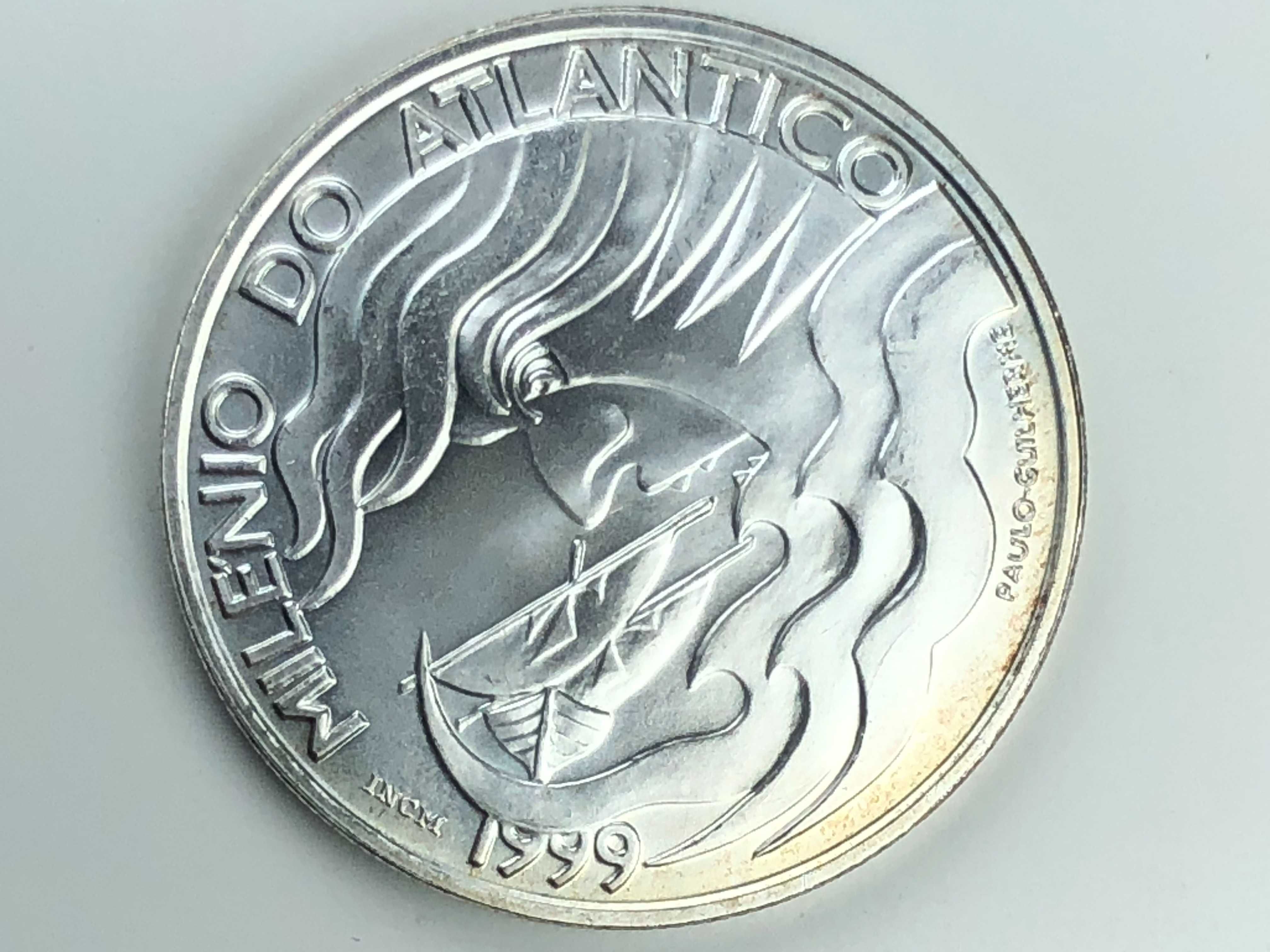 1.000 Escudos 1999 Prata - Milénio do Atlântico