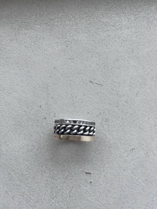 Anel ouro, prata e zircónias