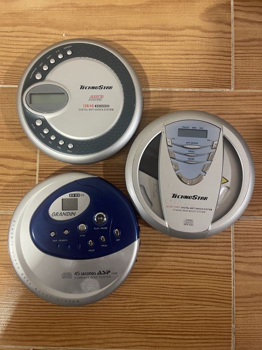Discmans Sony, Philips, Panasonic