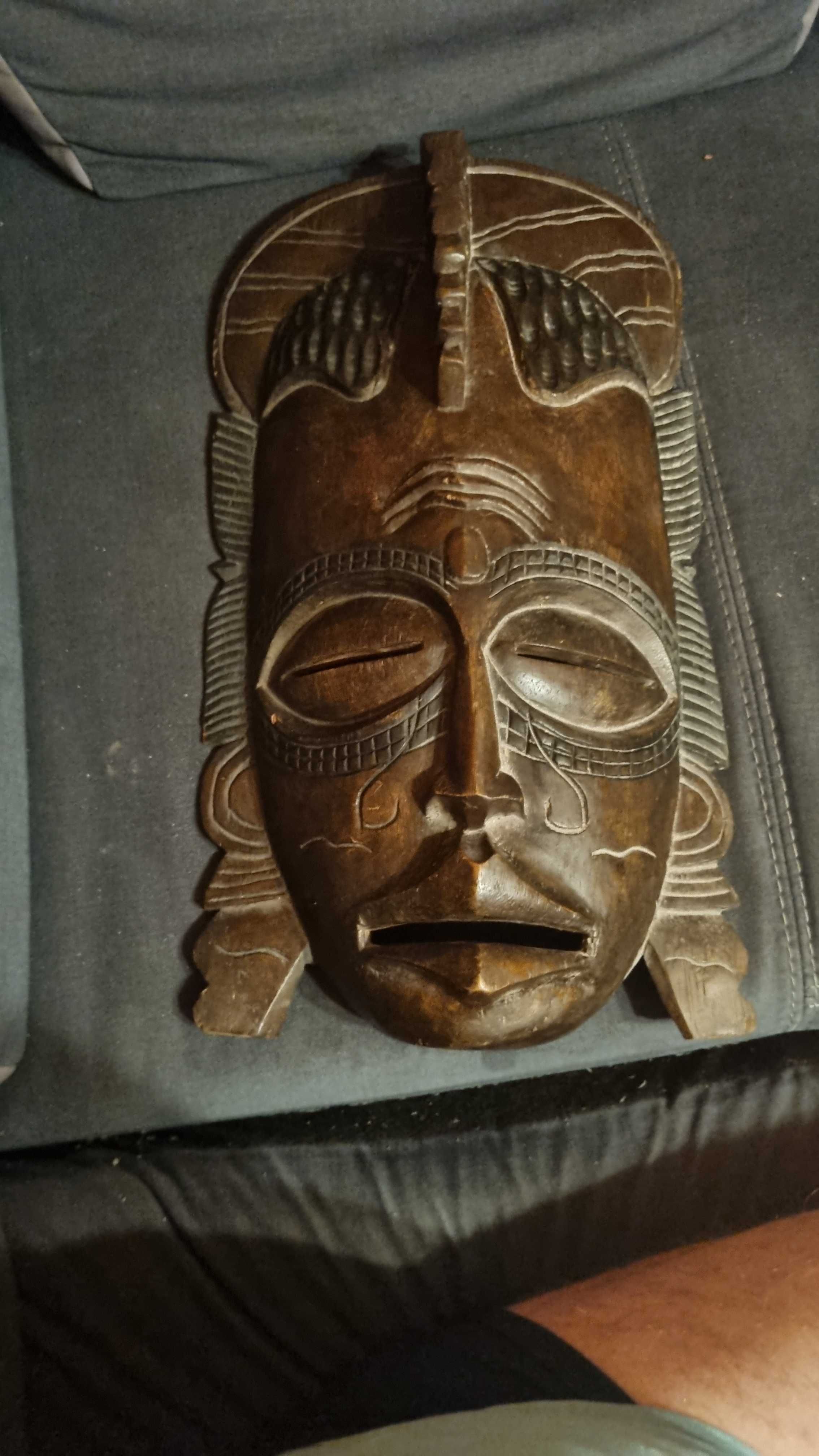 Maski drewniane afrykańskie