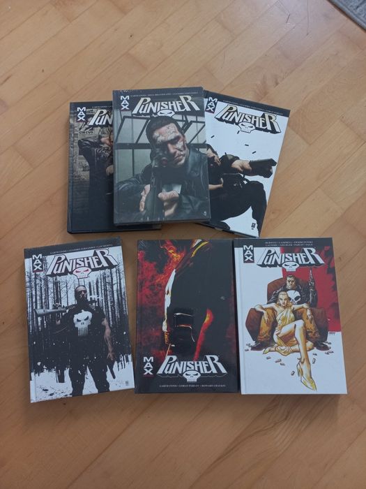 Punisher 1-6 komplet komiksów