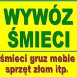 WYWÓZ MEBLI- czyszczenie mieszkań, garaży,piwnic, wywóz gabarytów