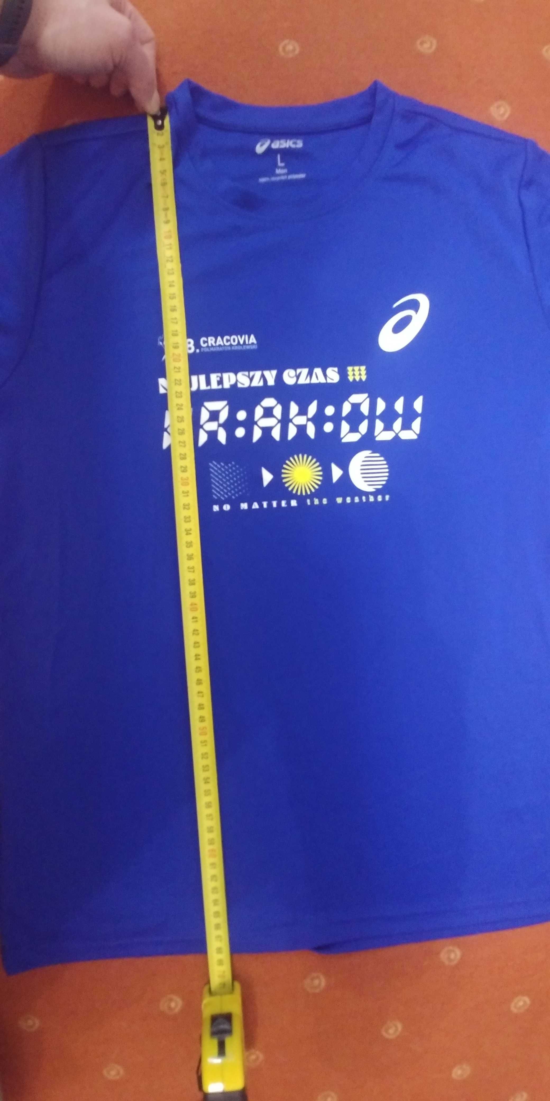 Nowa koszulka biegowa Asisc Półmaraton Kraków 2022 rozm. L