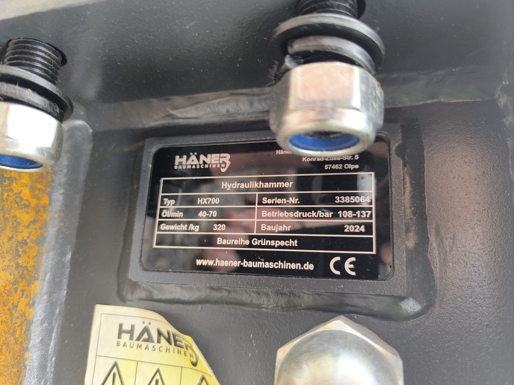 Гідромолот Haner HX700,екскаватор