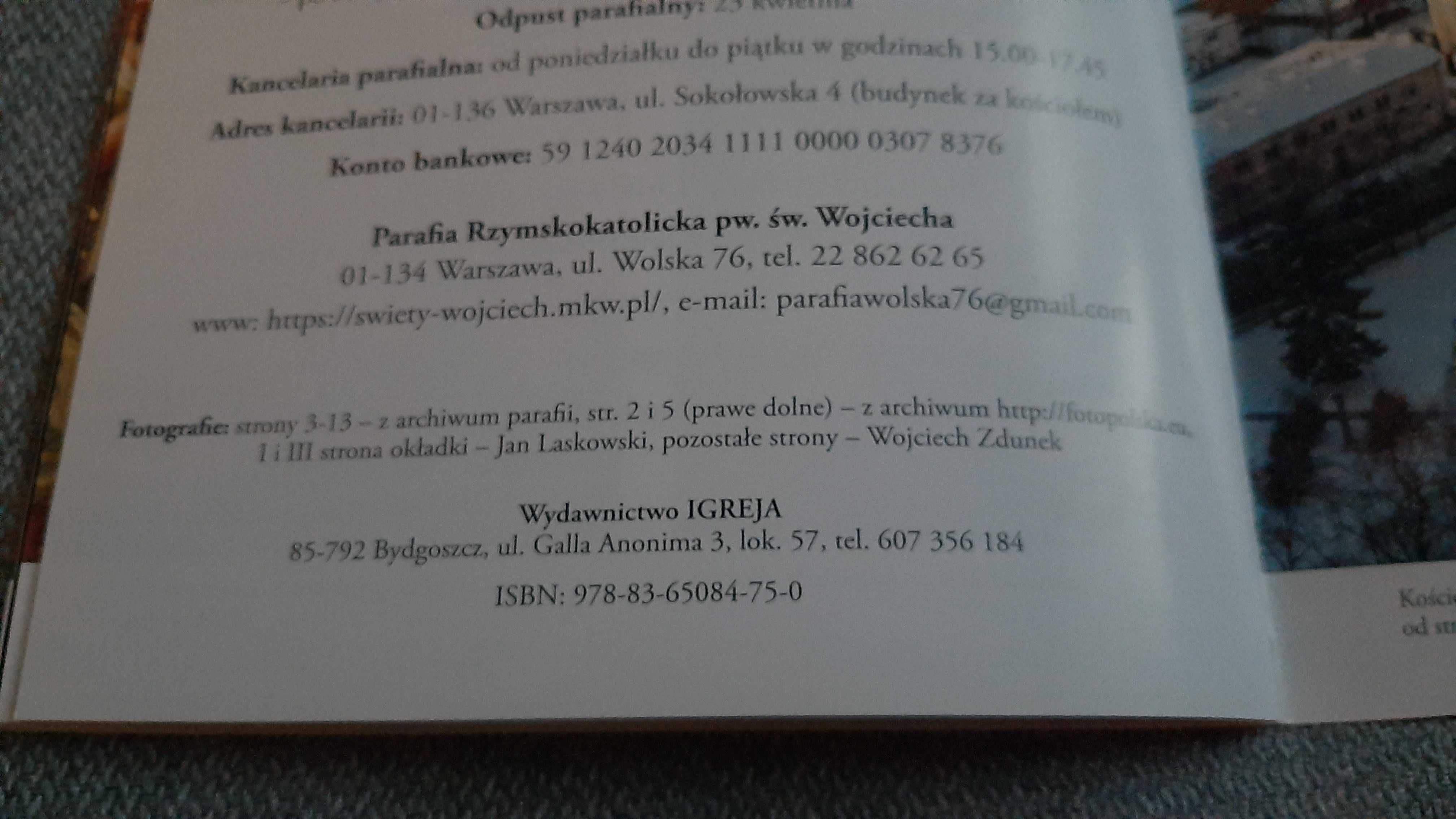 Kościół pw. św Stanisława BM Parafii św. Wojciecha na Woli w Warszawie