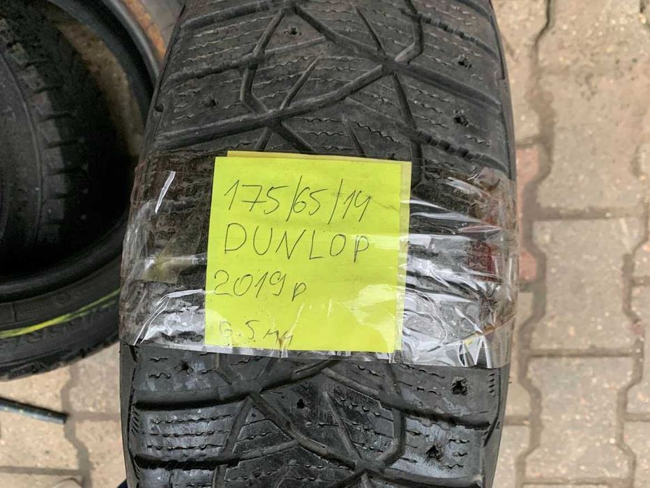 шини скати колеса 175 65 14 Dunlop 6.5 mm 2019 p 2 шт зима