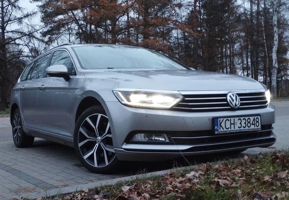 Volkswagen Passat Kombi, bezwypadkowy, udokumentowany przebieg, pełna FV,możliwa zamiana