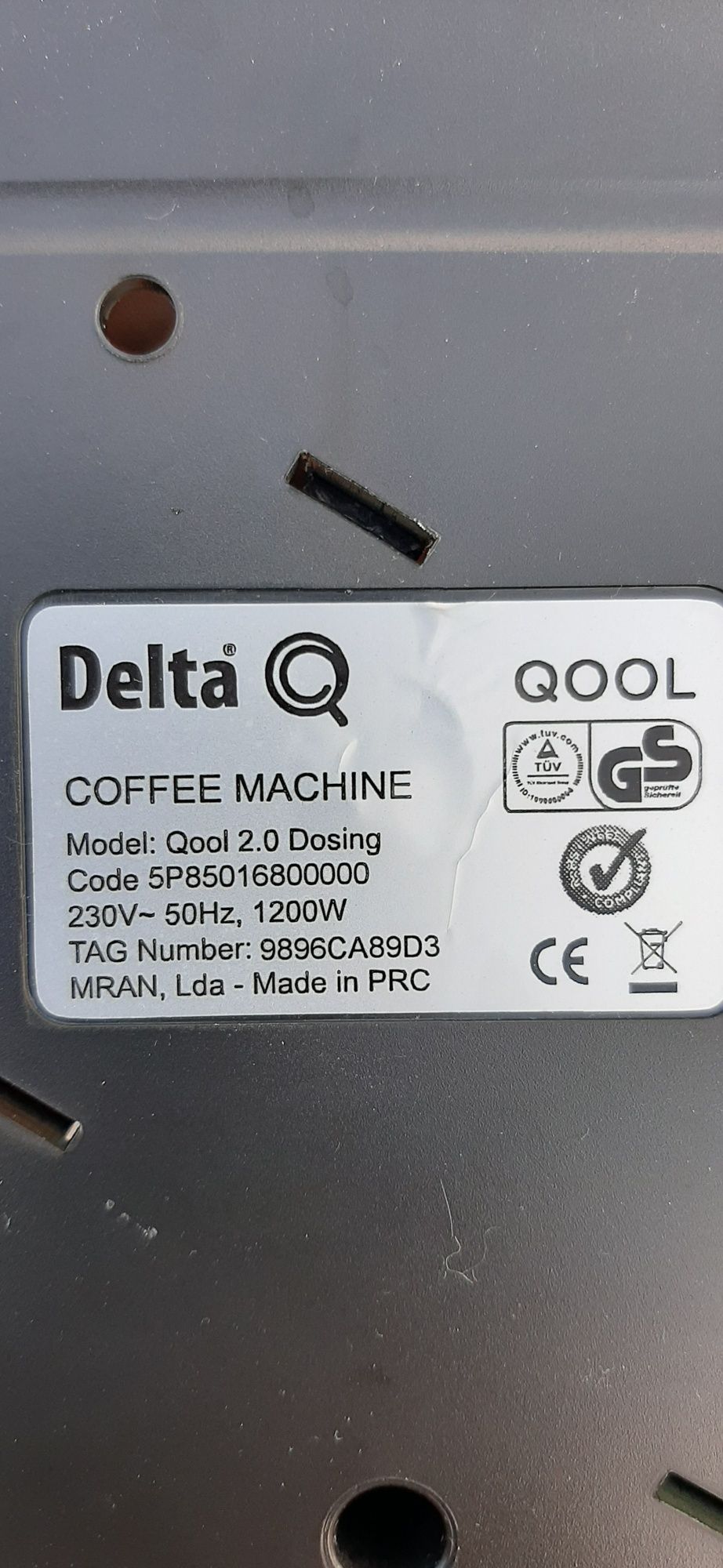 Varias peças para maquina cafe Delta Qool 2.0 Dosing