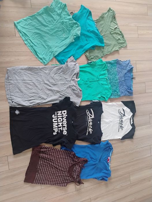 Koszulka damska t-shirt 11 sztuk lato wakacje